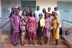ARN Lagos state with HCPAN Lagos state Chairman, among other Health Professionals to play a courtesy visit to Lagos state Health Insurance Provider office